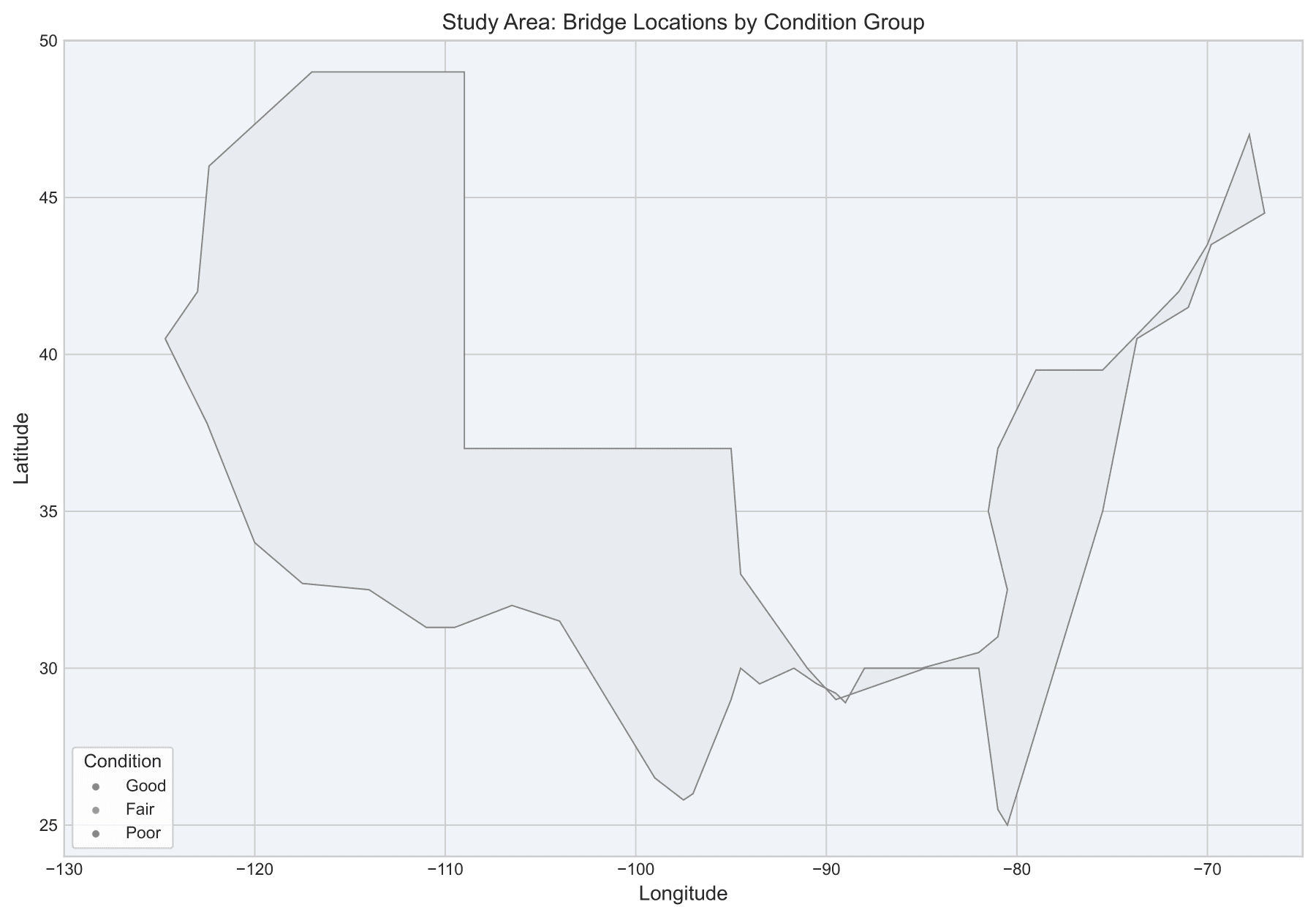 Fig Study Area Map preview from bridge infrastructure monitoring