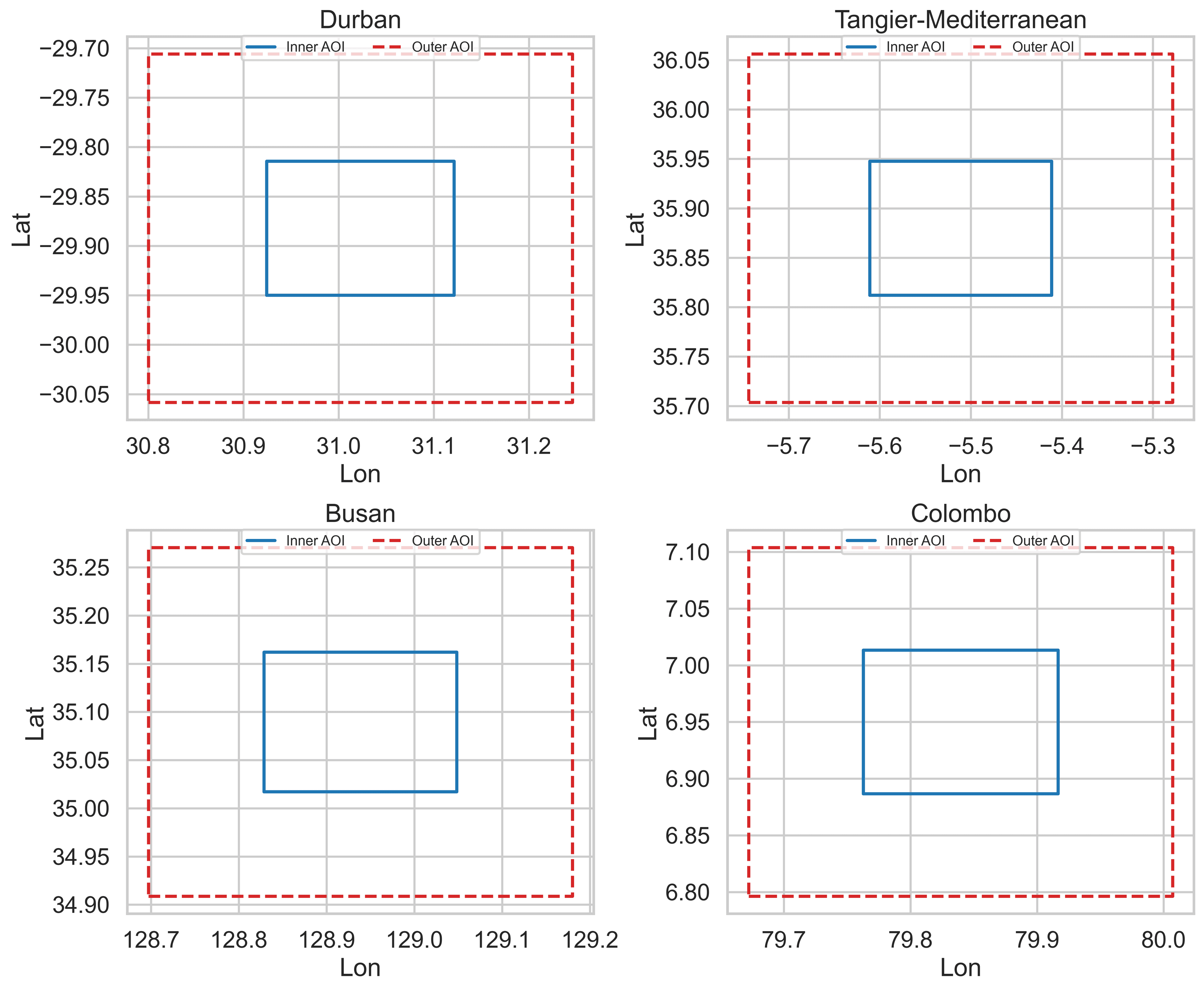 Figure2 Example Aoi Maps preview from global port activity monitoring sentinel2 ais