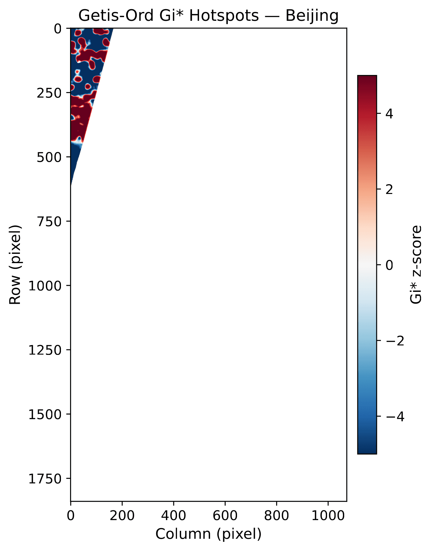 Hotspot Map Beijing preview from global urban heat island mapping