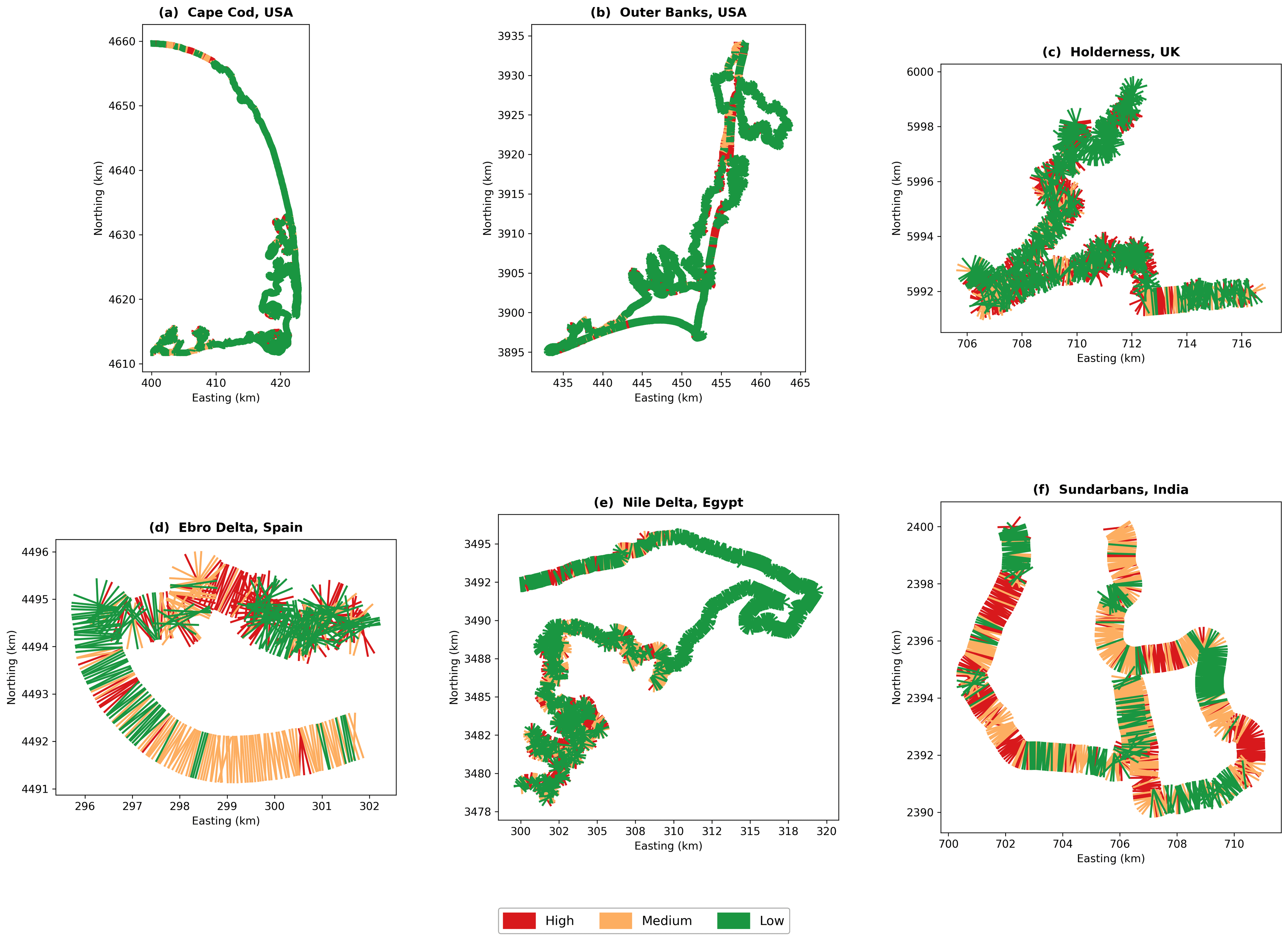 Fig10 Risk Maps preview from shoreline monitoring coastal erosion